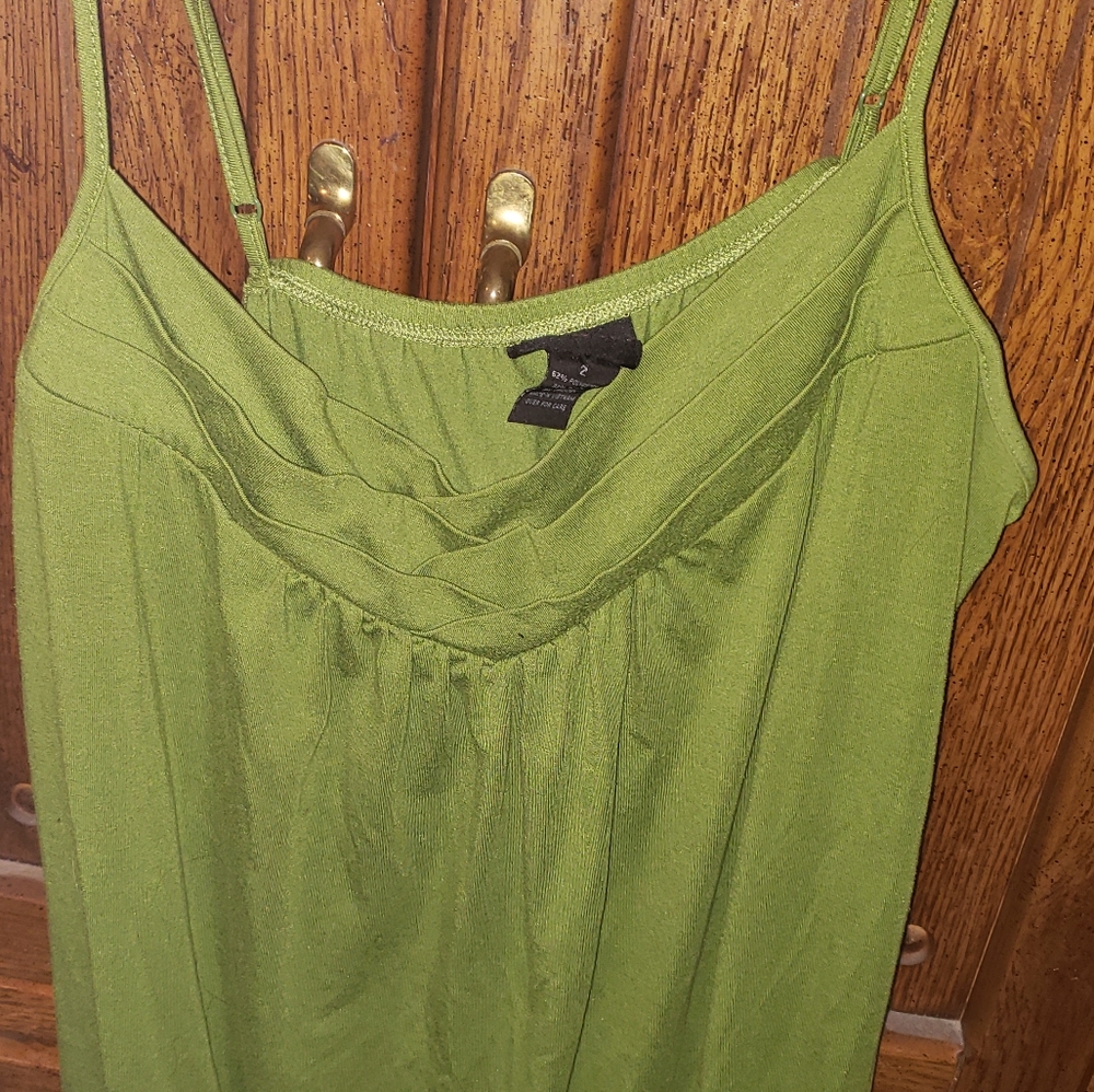 Torrid apple green Tank Top size 2